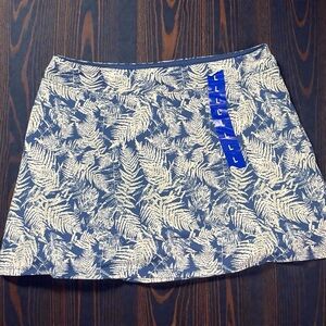 Tranquility by Colorado Clothing Blue and White Fern Mini Skirt